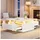 Okwish Couchtisch Weiß MDF 70 x 70 x 35 cm