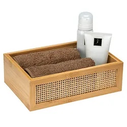 WENKO Allegre L Ordnungsbox braun 22,0 x 15,0 x 7,0 cm