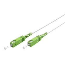 goobay 59596 Glasfaserkabel (FTTH), (OS2) White, Simplex
