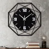 Große Wanduhr Aus Metall, Geräuschlose Wanduhr Ohne Ticken, Pendeluhr Im Vintage-stil Für Wohnzimmer, Schlafzimmer, Küche, Büro