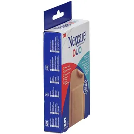 Nexcare Duo MAXI Pflaster 5,10 x 10,20 cm beige 5 St.