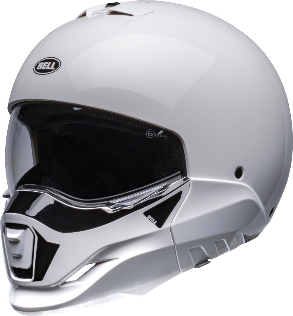 Bell Broozer Duplet Helm, wit, L Voorman