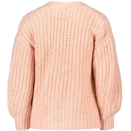 Zero Grobstrickjacke offener Style M, Light Rose Melange | M