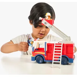 MOOSE TOYS LTD Feuerwehr Spielfigurenset mit Bingo & Bluey Figuren, rot/mehrfarbig
