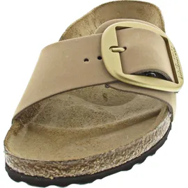 Birkenstock Madrid Big Buckle Pantolette Beige in Gr. 41 - 41