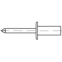 Gesipa CAP-Blindniete Alu/A 2 3,2 x 8 S