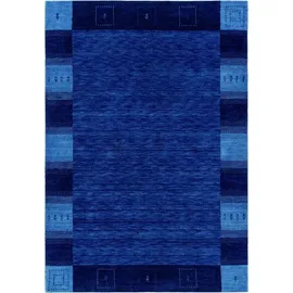 TEPGO NONZA BORDÜRE Teppich 120 x 180 cm Blau