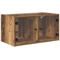 VidaXL Wandschrank Wandmontiert Altholz 68 x 37 x 35