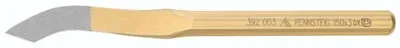 Nutenmeißel, gekrümmt, DIN 7255, 150mm, 10 x 2mm - blau