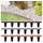 DEUBA Beeteinfassung 2er-Set Braun 7,6m