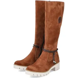 Rieker Damen Winterstiefel X5793, Frauen Stiefel,langschaftstiefel,wasserdicht,Boots,Winterschuhe,uebergangsstiefel,braun (24),38 EU, / 5 UK - 38