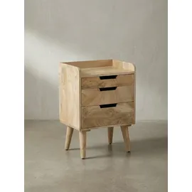 KADIMA DESIGN Nachtschrank 45 x 33 x 63 cm Braun