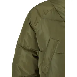 URBAN CLASSICS High Neck Daunenjacke Olive S