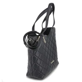 Valentino Ocarina Shopper Polyurethan Black