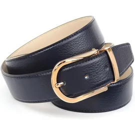 Anthoni Crown Damengürtel Leder blau 95
