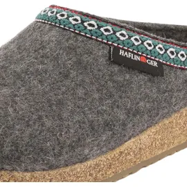 HAFLINGER Hausschuh grau 45 EU