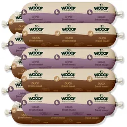 WOOOF Hypoallergenes Wurstpaket | 8 kg | Hundewurst | natürlich, ohne Aromen, Duft- und Farbstoffe