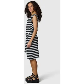 Ragwear Sommerkleid Minikleid Gestreift Schwarz XL