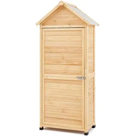 Vevor Geräteschuppen Geräteschrank Gerätehaus Gartenschrank, 710x455x1600mm