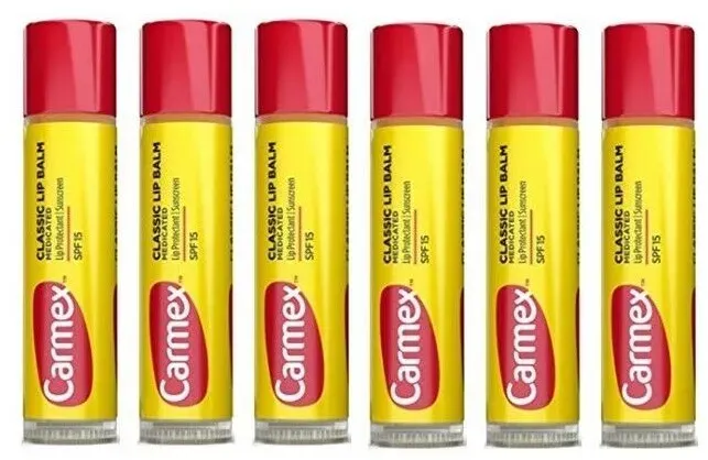 Carmex Classic Lippenbalsam Stick LSF15 6er Pack (6x4,25g)