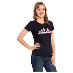 RAHMENLOS Evolution Lady Damen Tshirt schwarz, XXL