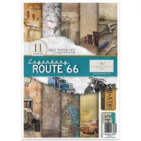 ITD Collection RP001 Reispapier, Legendary Route 66, 29,7 x 21 cm