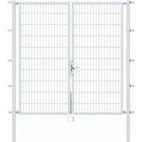 GAH Alberts GAH-Alberts Stabgitter Doppeltor Flexo 200 x 200 cm, Typ 6/5/6, zum Einbetonieren