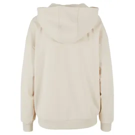 URBAN CLASSICS Zip-Kapuzenpullover in whitesand | Gr.: S