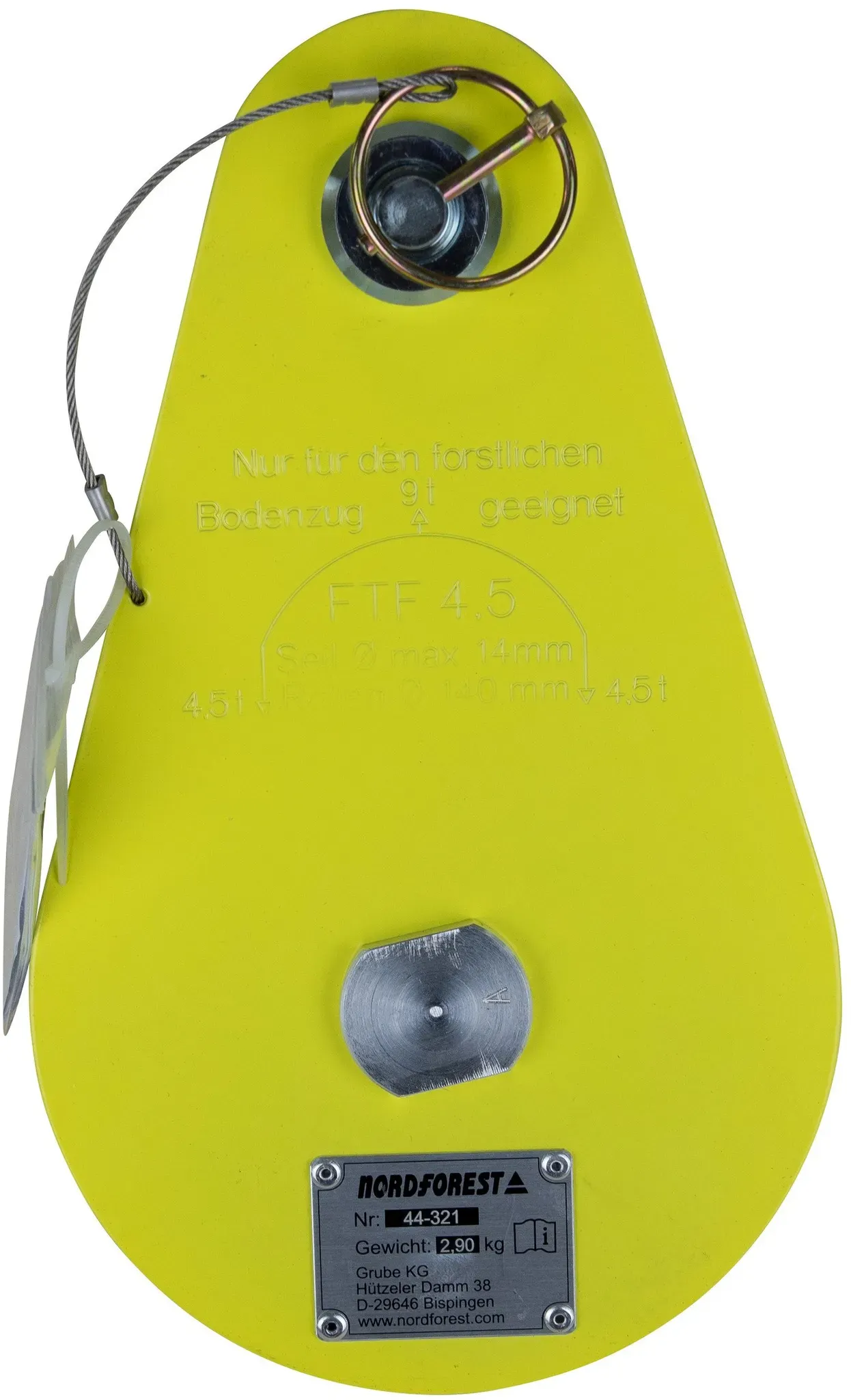 Nordforest Umlenkrolle FTF 4,5