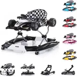 Chipolino Lauflernwagen 4 in 1 Racer, verstellbar, Wippe, Activitycenter schwarz