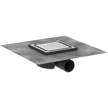 Hansgrohe RainDrain Spot Komplettset Bodenablauf 150 x 150 mm Edelstahl gebürstet