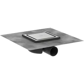 Hansgrohe RainDrain Spot Komplettset Bodenablauf 150 x 150 mm Edelstahl gebürstet