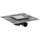 Hansgrohe RainDrain Spot Komplettset Bodenablauf 150 x 150 mm Edelstahl gebürstet