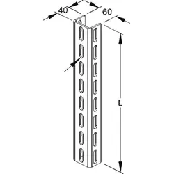 Niedax Profilschienen U-Profil 6040/200 E3