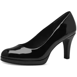 Pumps, Trichterabsatz, Abendmode, Festtagsschuh mit Touch it-Ausstattung, Gr. 40, schwarz-Lack, , 61834420-40