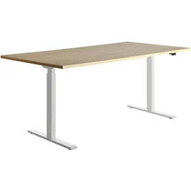 TOPSTAR Schreibtisch E-Table Ahorn / Weiß