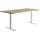 TOPSTAR Schreibtisch E-Table Ahorn / Weiß
