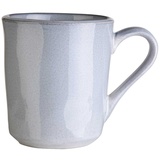 Home4You Kaffeetasse, Hellgrau - Steingut - lasiert