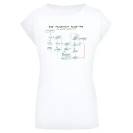 F4NT4STIC T-Shirt Big Bang Theory Friendship Algorithm in weiß | Gr.: M