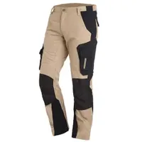 FHB Arbeitshose beige;schwarz Gr. 56