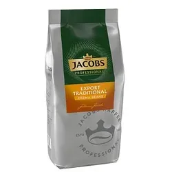 JACOBS EXPORT TRADITIONAL Crema Kaffeebohnen, Arabica- und Robustabohnen kräftig, 1,0 kg
