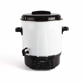 LIVOO elektrischer Topfsterilisator mit Wasserhahn und Timer 27l 1800w - dom334