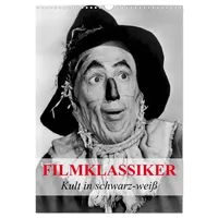 Calvendo Filmklassiker - Kult in schwarz-weiß (Wandkalender 2026 DIN