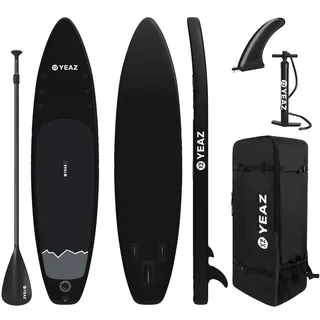 YEAZ SUP Board Set NELIO 300 x 76 x 12 cm schwarz