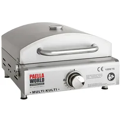 PAELLA WORLD - MULTI-KULTI, der multifunktionale Gasgrill mit Zündsicherung