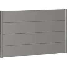 Biohort Sichtschutzelement 145 x 91 cm Grau Metall 4 St.