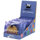 Kookie Cat Salted Caramel Almond Individually Wrapped Vegan Cookies, Gluten Free, Soy Free, Bio And Organic, Almond & Oat - 12 X 50gr Multipack