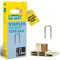 Rapid Heftklammern Typ 606 12 mm Silber 1200 St.