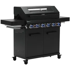 TAINO PLATINUM YAMARA DARK 6+2 Gasgrill Stahl 6 Brenner Sear-Burner Backburner