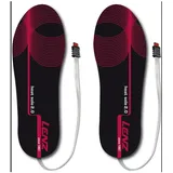 Lenz Heat Sole 2.0 Einlegesohlen 35-48 Schwarz/Rot